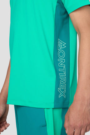 Boys Optic T-Shirt - Cyber Jade/Lagoon Green/Duck Egg
