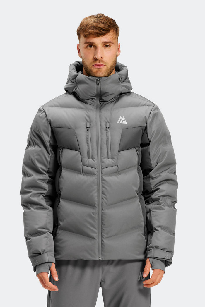 Arcs Down Jacket - Cement Grey/Asphalt