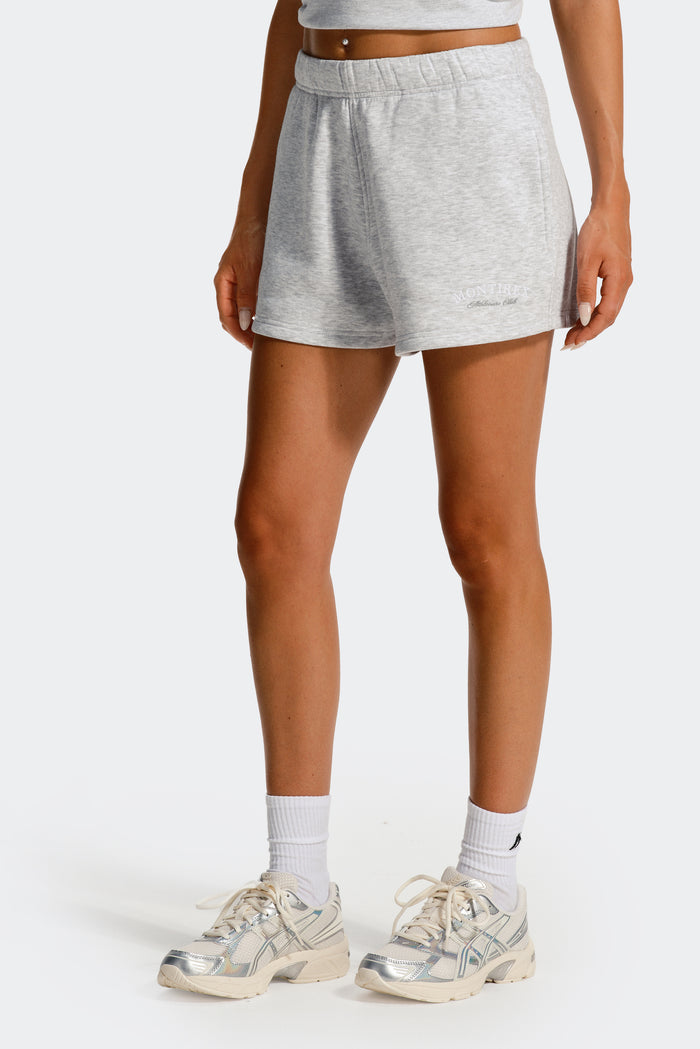 Athleisure Short - Platinum Grey Marl