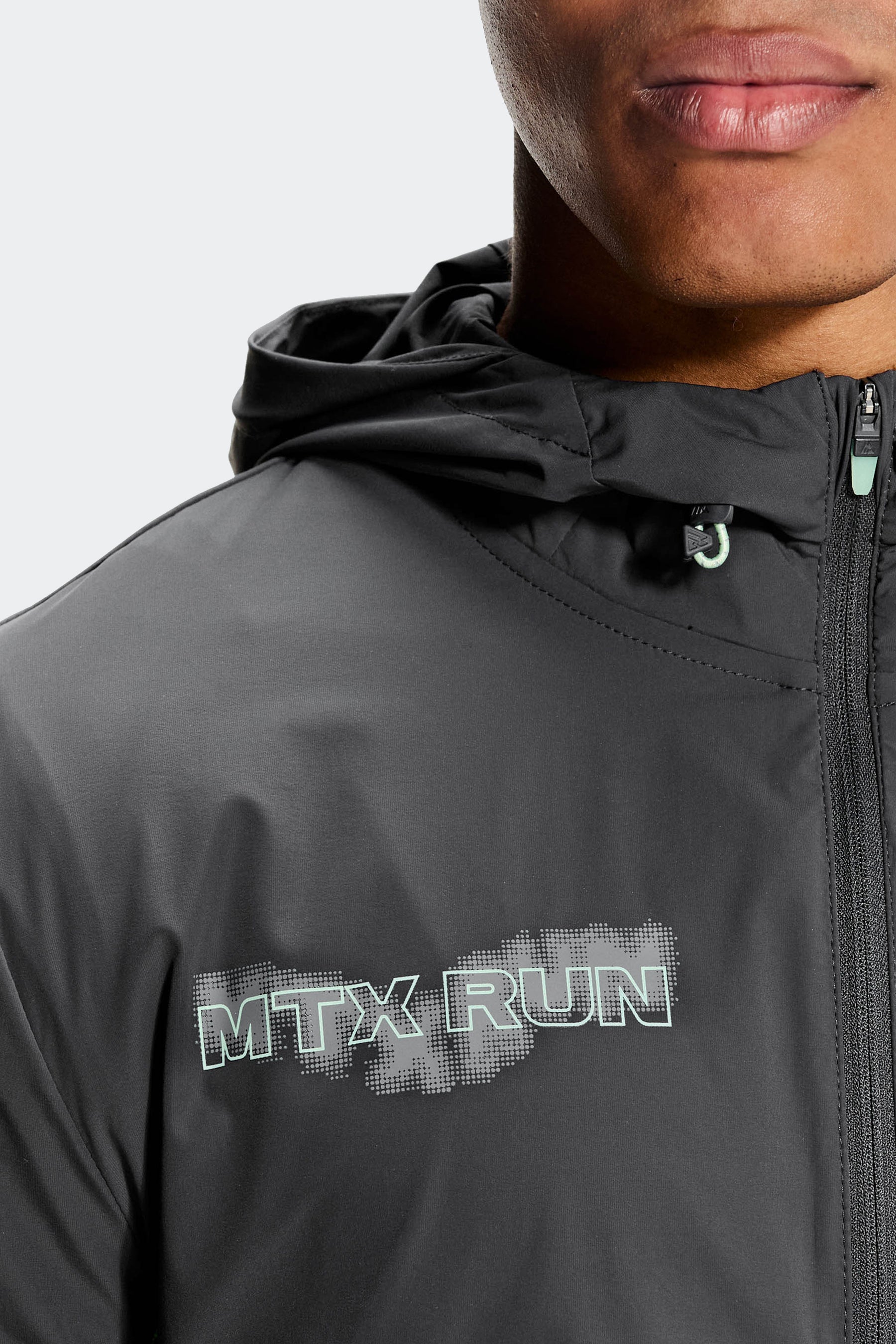 MTX Run Disperse Windbreaker - Asphalt