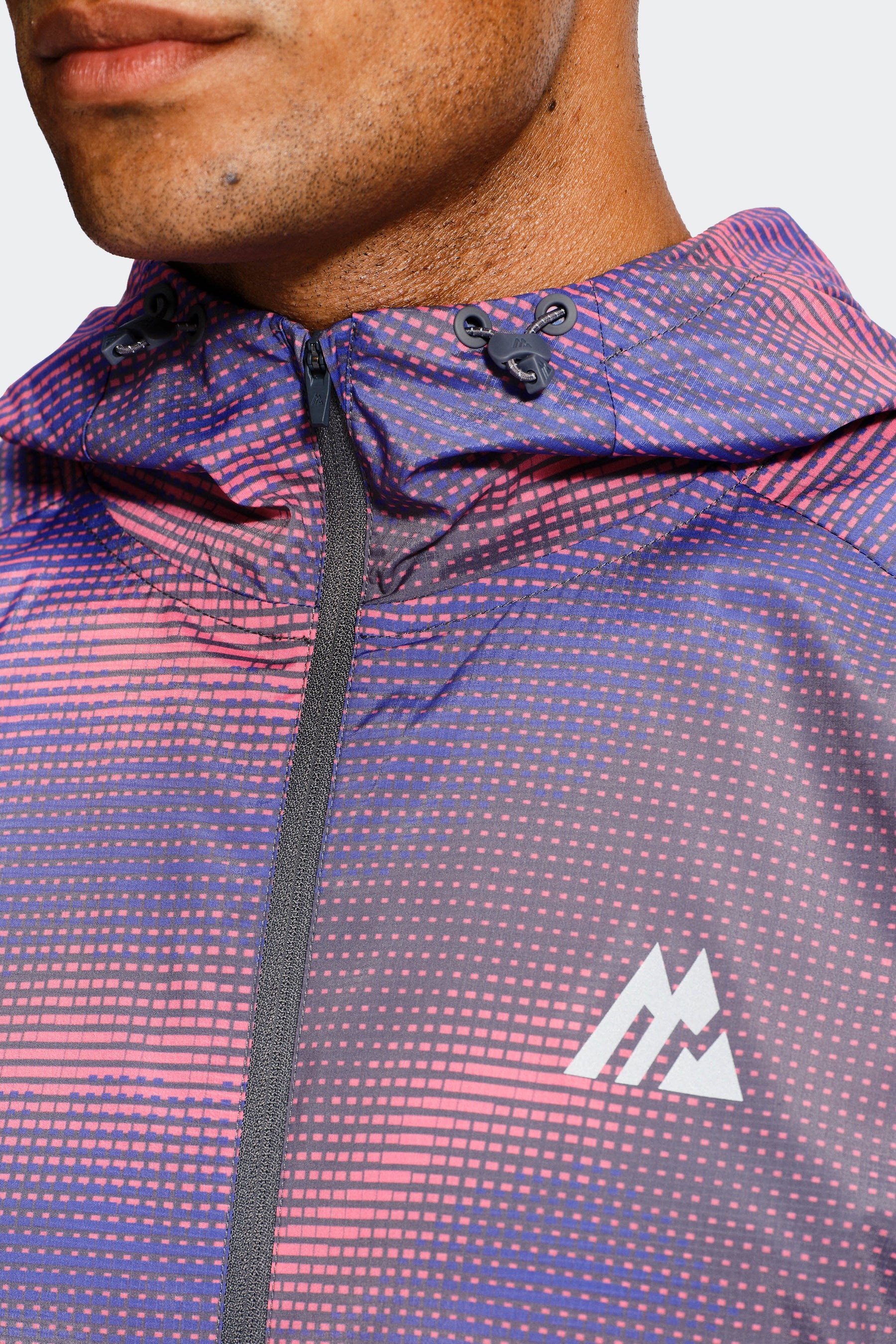 Haze Windbreaker - Cement Grey/Electric Purple/Mauve Pink