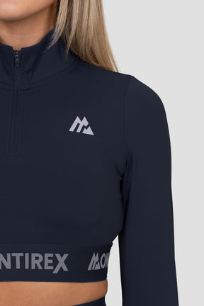 Women's Icon 1/4 Zip - Midnight Blue