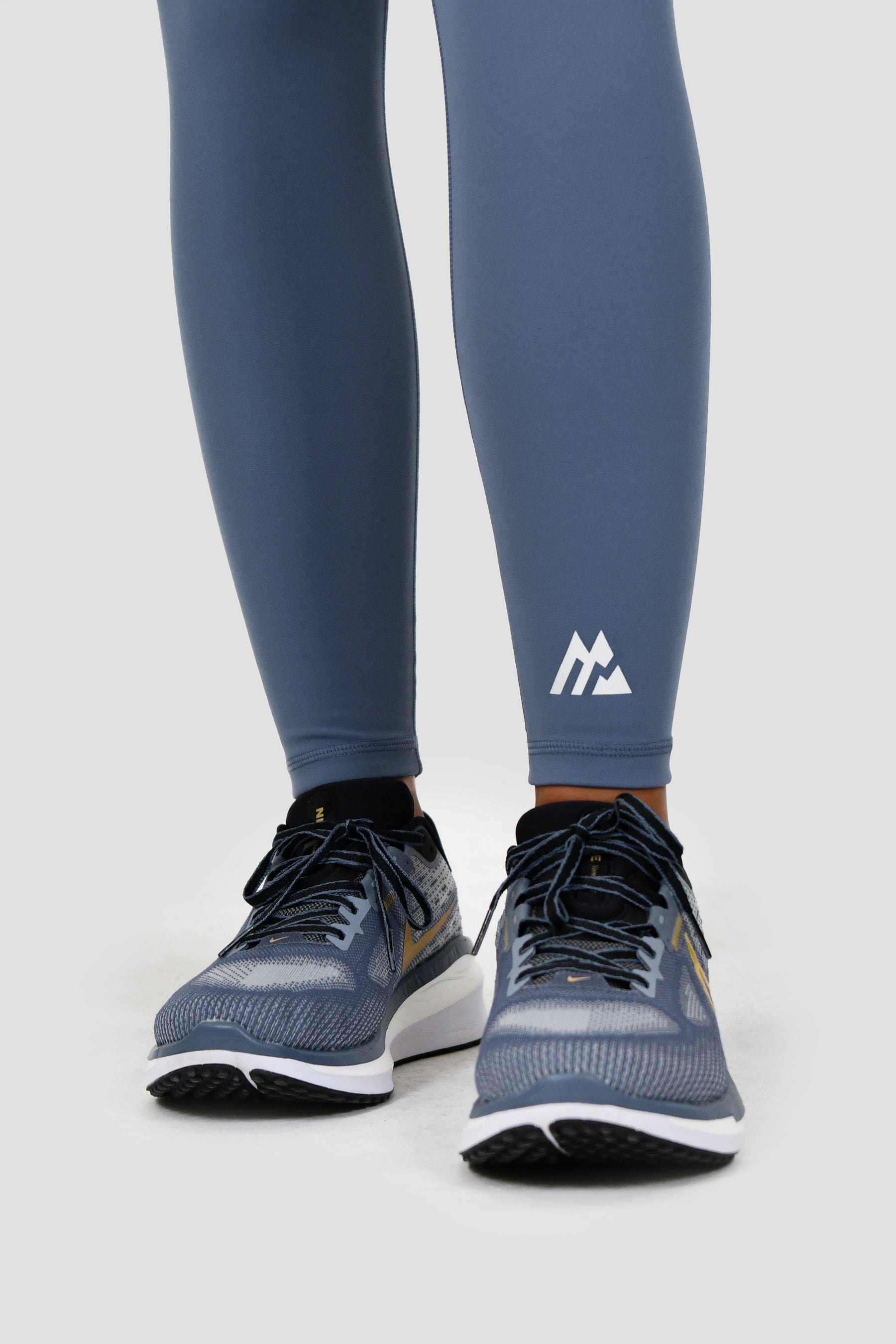 Icon Contrast Legging - Vergrijsd Indigo/Provincie/Agentschap