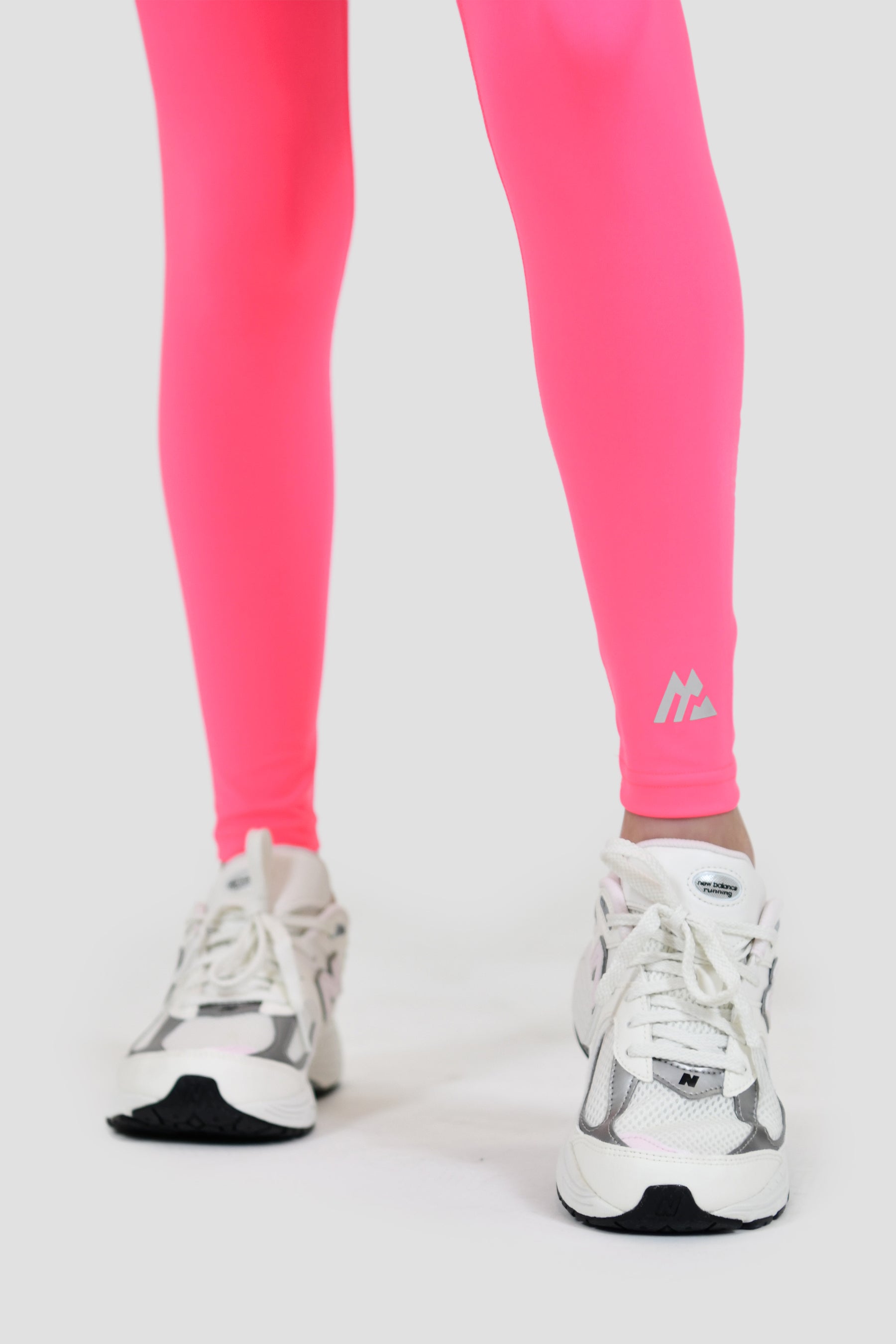 Girls Icon Full Length Legging - Neon Pink