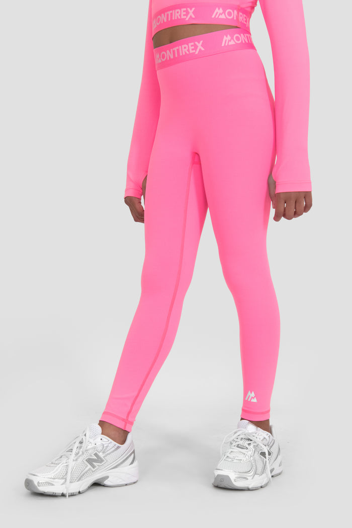 Girls Icon Legging - Fuchsia