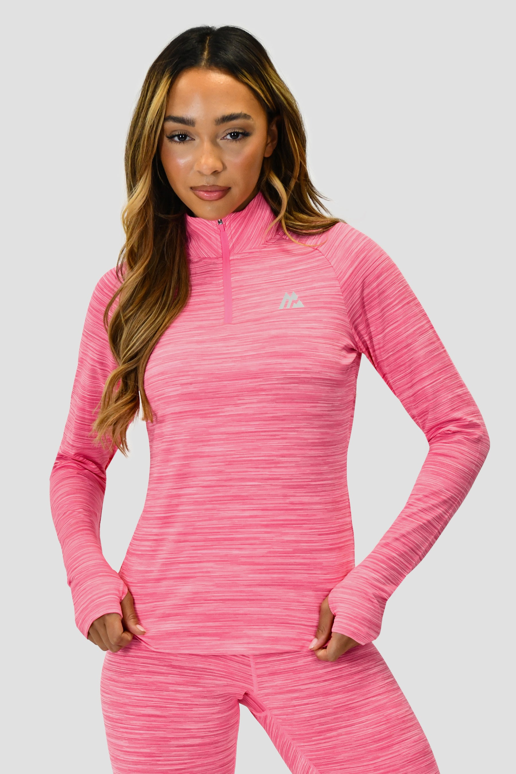 Women's Lite 1/4 Zip - Pink Multi