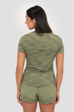 Women's Trail T-Shirt - Khaki Multi