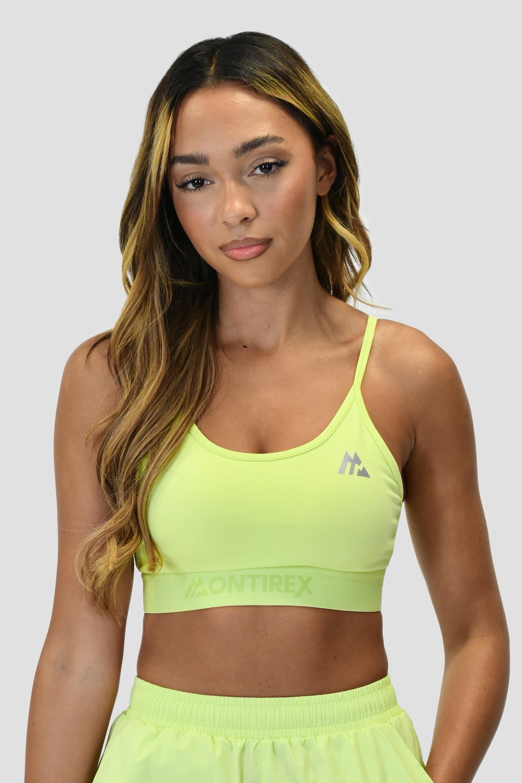 Women's Icon Strappy Bra - Citrus