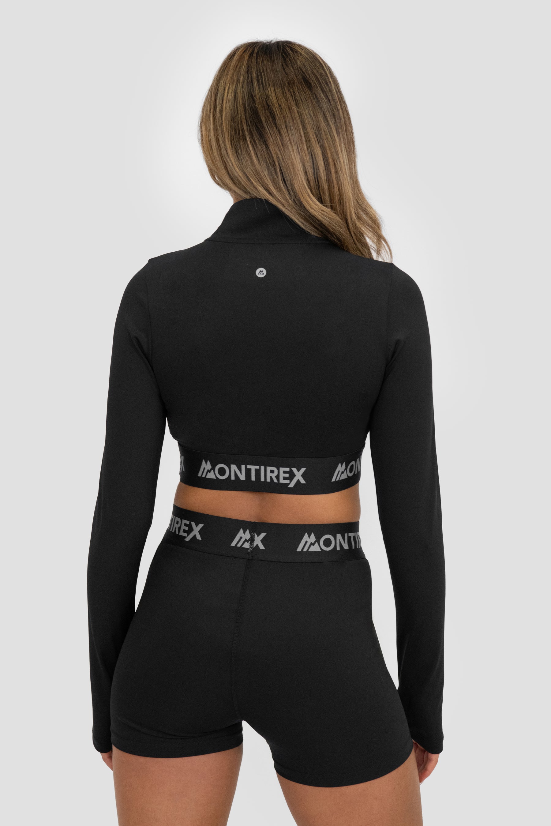 Icon 1/4 Zip Top - Black