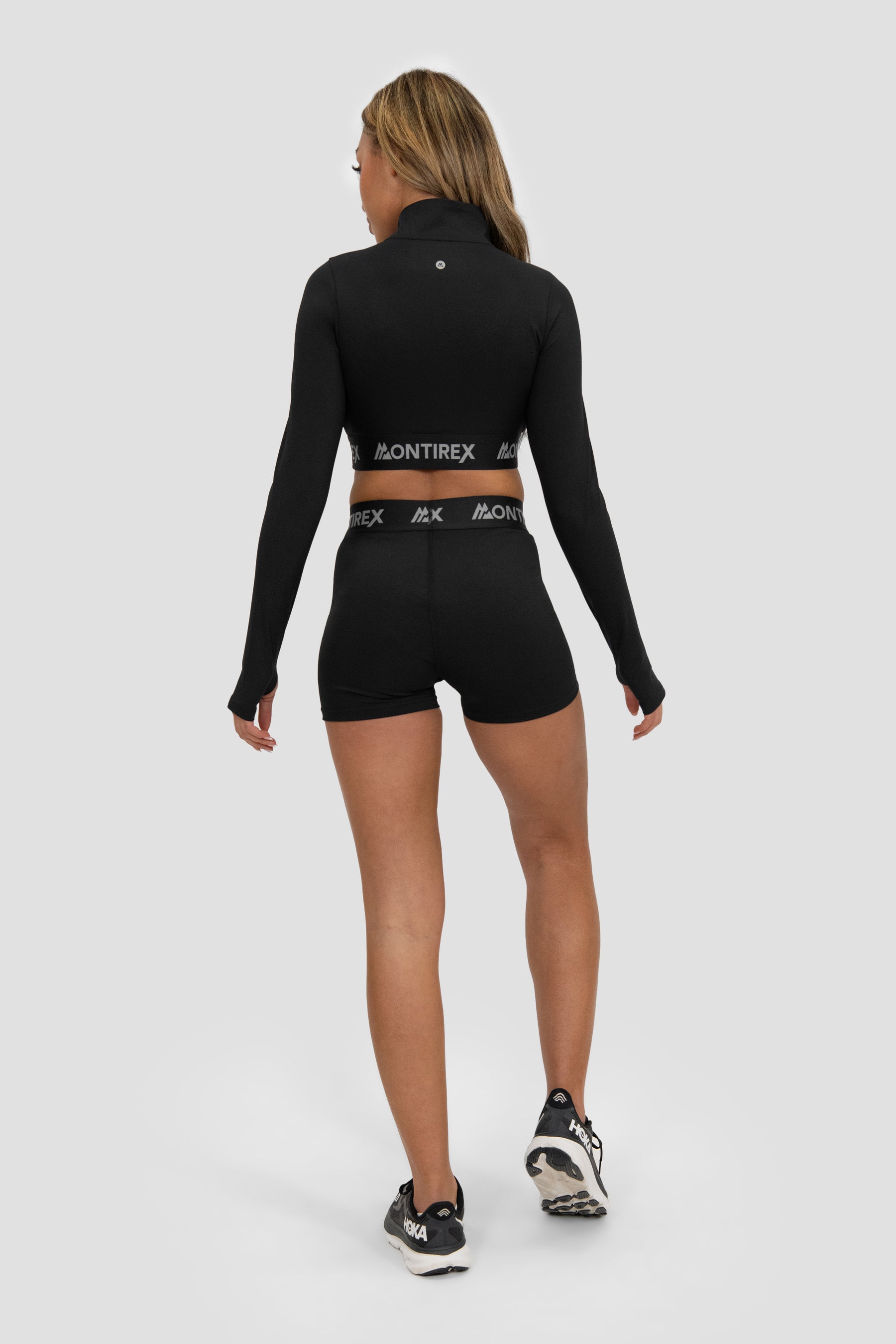 Icon 1/4 Zip Top - Black