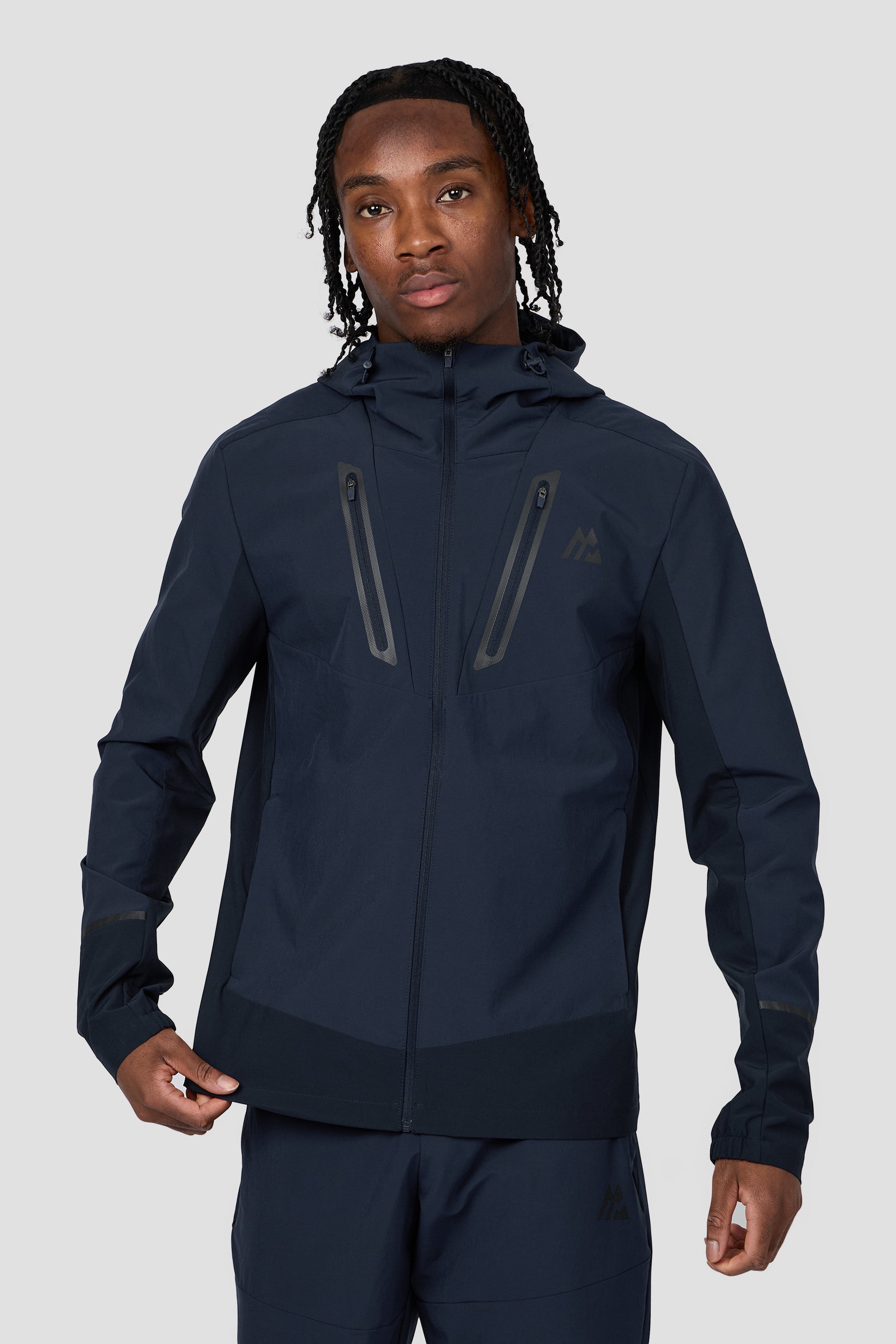 Torrent 2.0 Jacket by Montirex | Midnight Blue Sportswear Gymwear