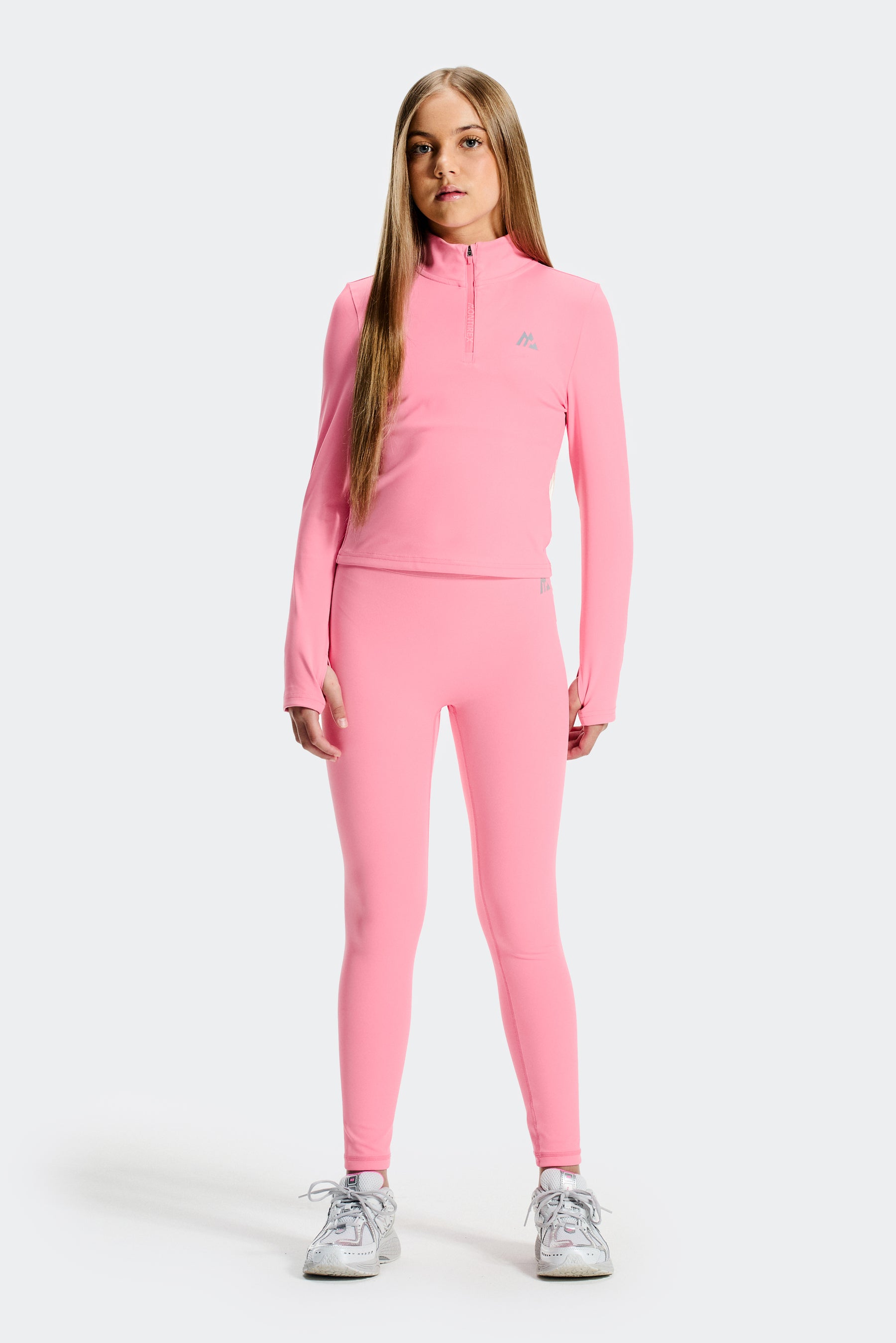 Girls Icon Full Length Legging - Sweet Pink
