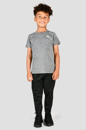 Infants Agility T-Shirt - Black/Grey Marl