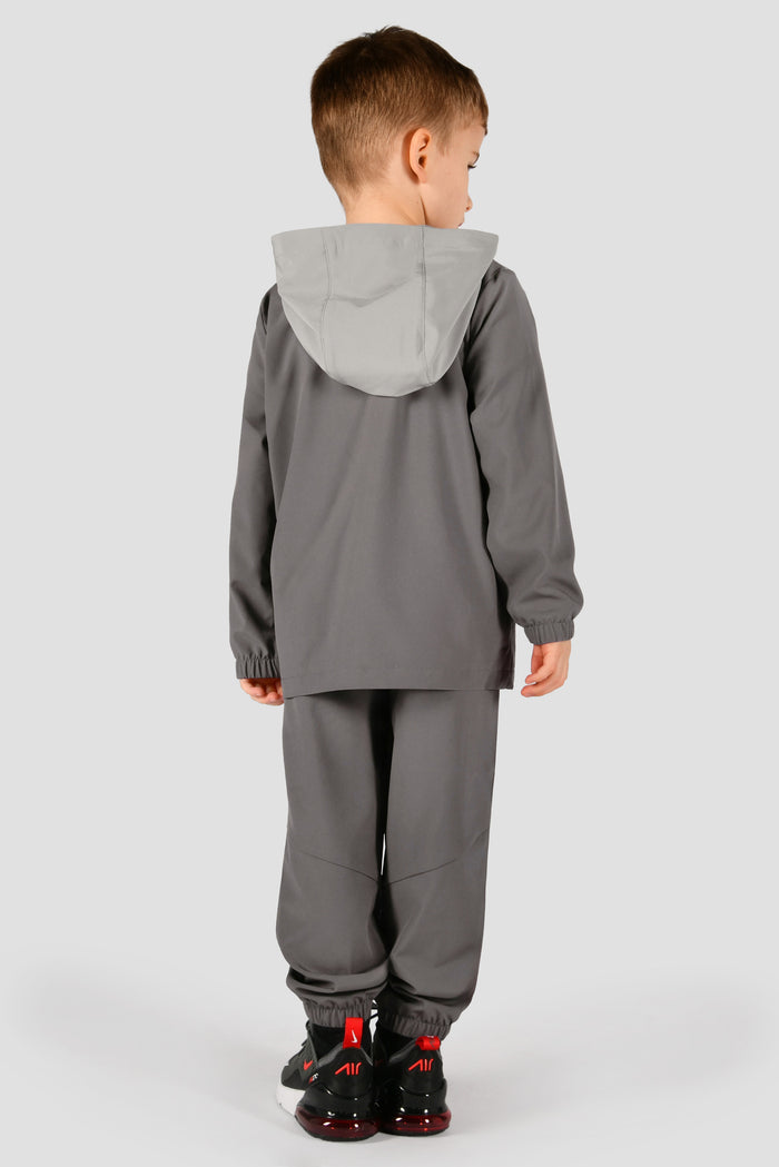 Infants Fly Suit Set - Cement Grey/Platinum Grey