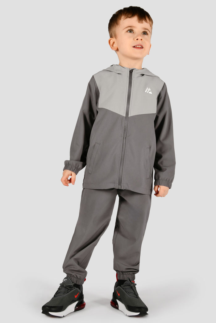 Infants Fly Suit Set - Cement Grey/Platinum Grey