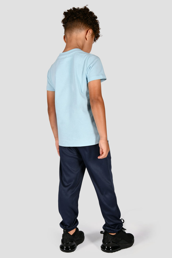 Infants Boulder T-Shirt/Poly Pant Set - Capri/Midnight Blue