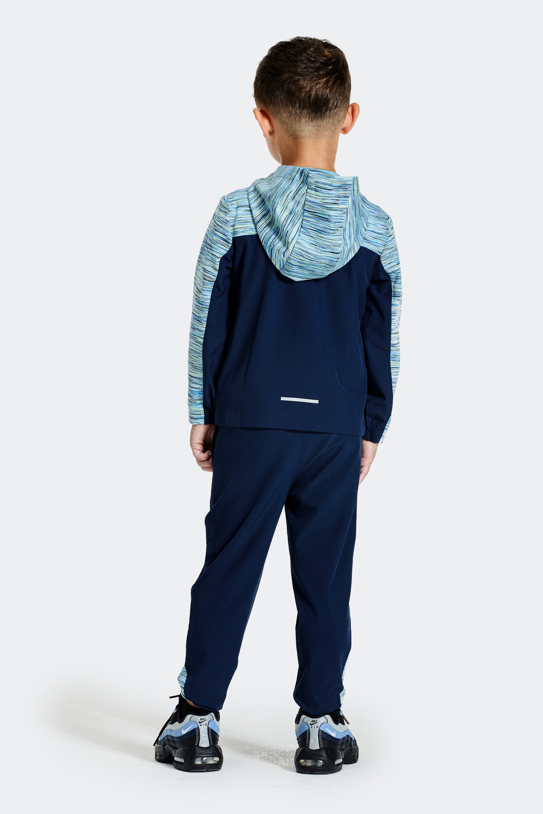 Infant Boys Trail Windbreaker/Pant Set - Navy/Blue/Citrus