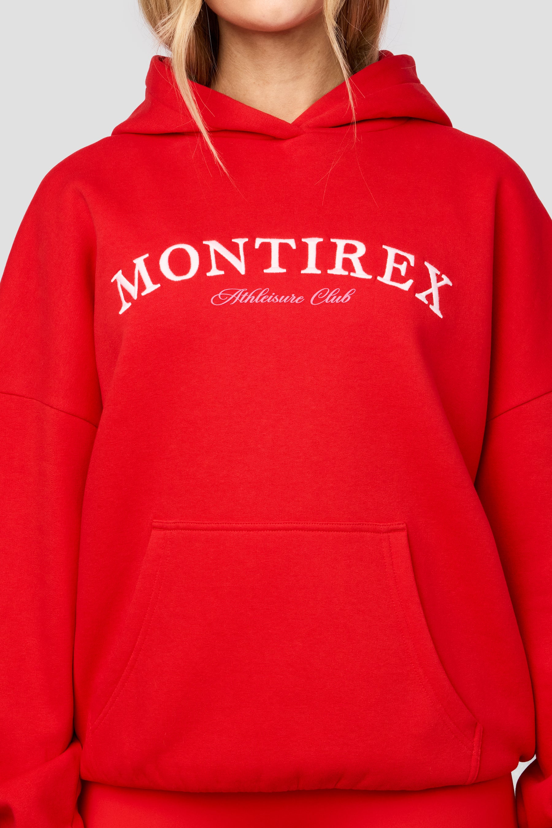 Athleisure Club Hood - Poppy Red