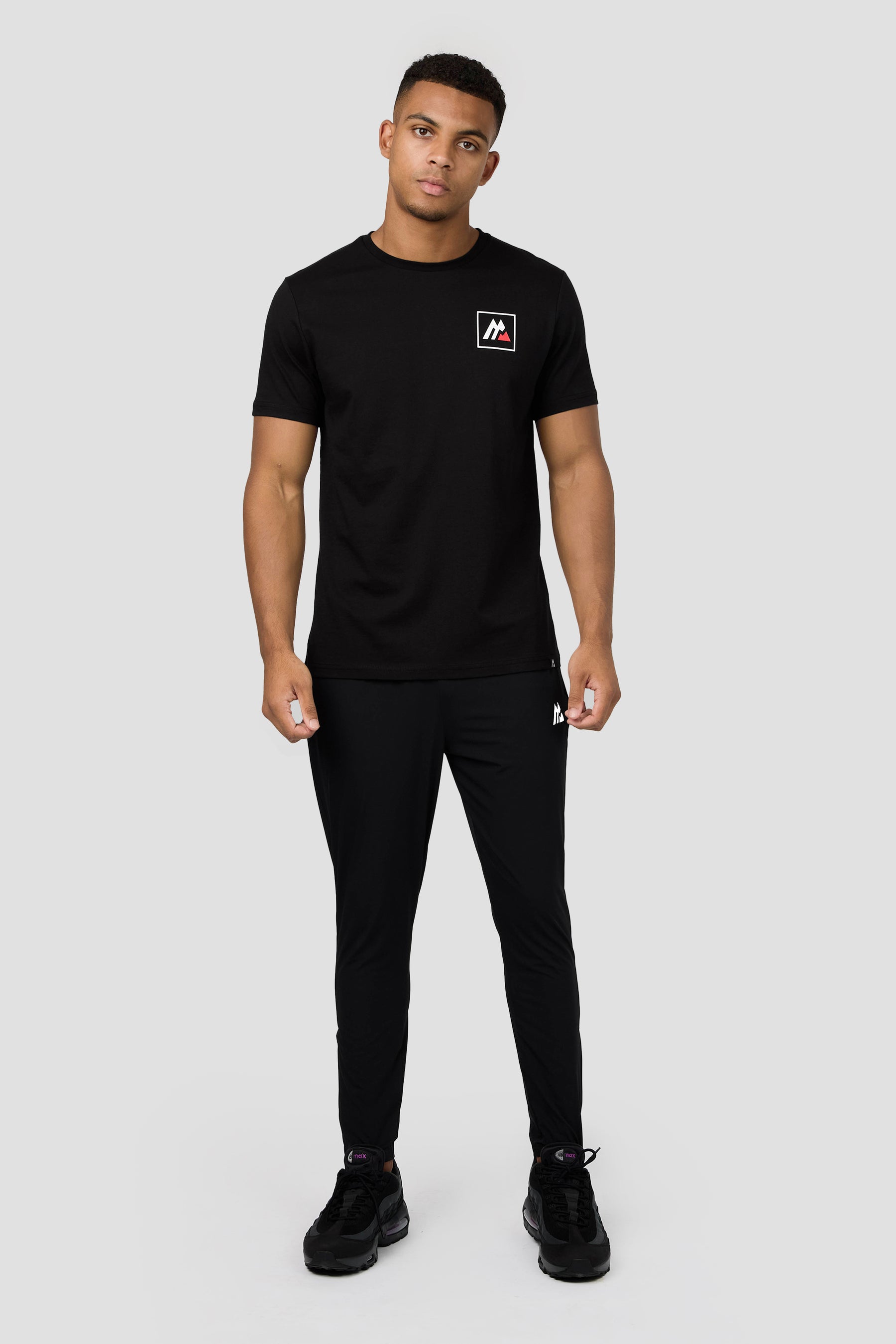 M Box Logo T-Shirt - Black