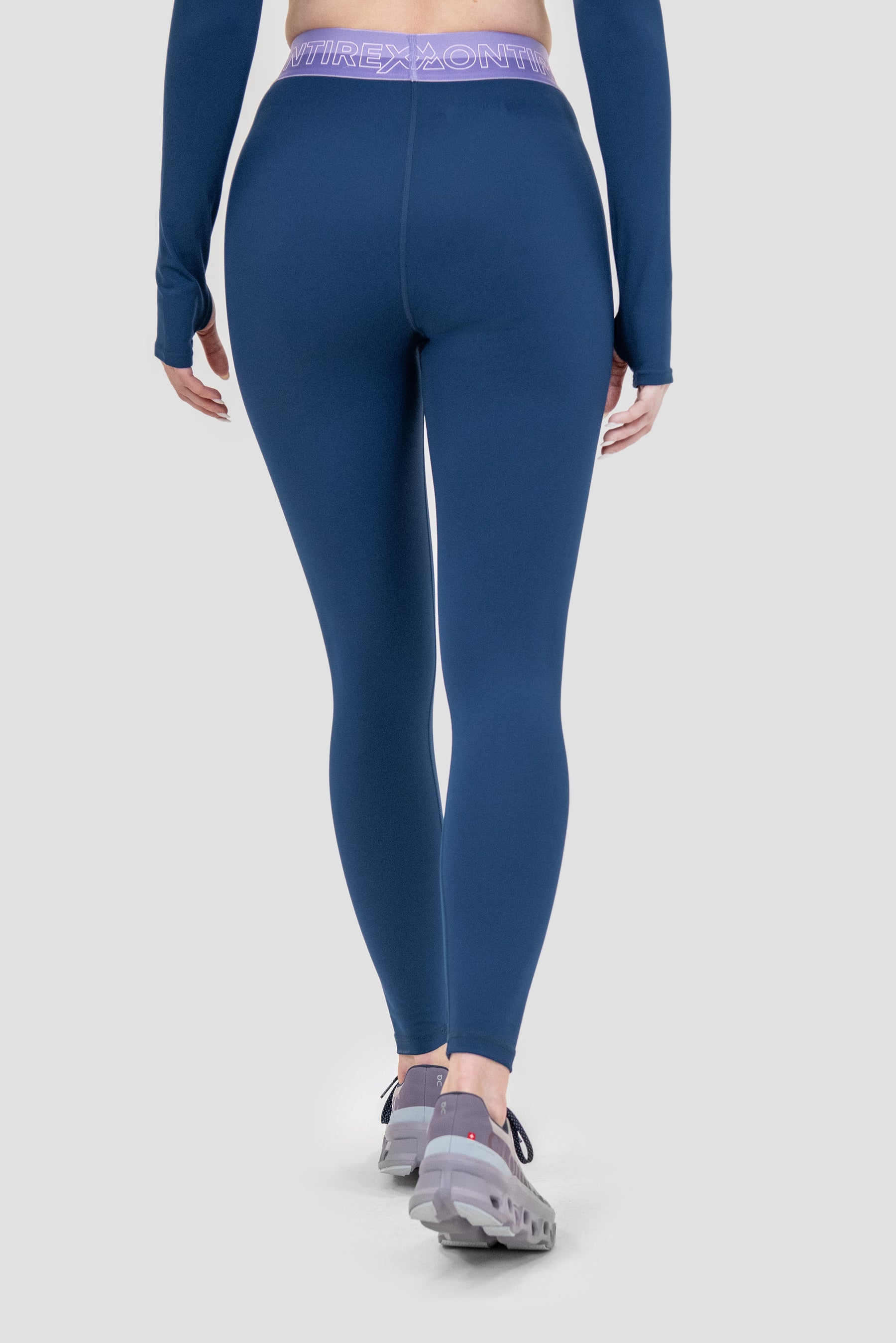 Women's Icon Contrast Legging - Agency/Occitania/Lavandula