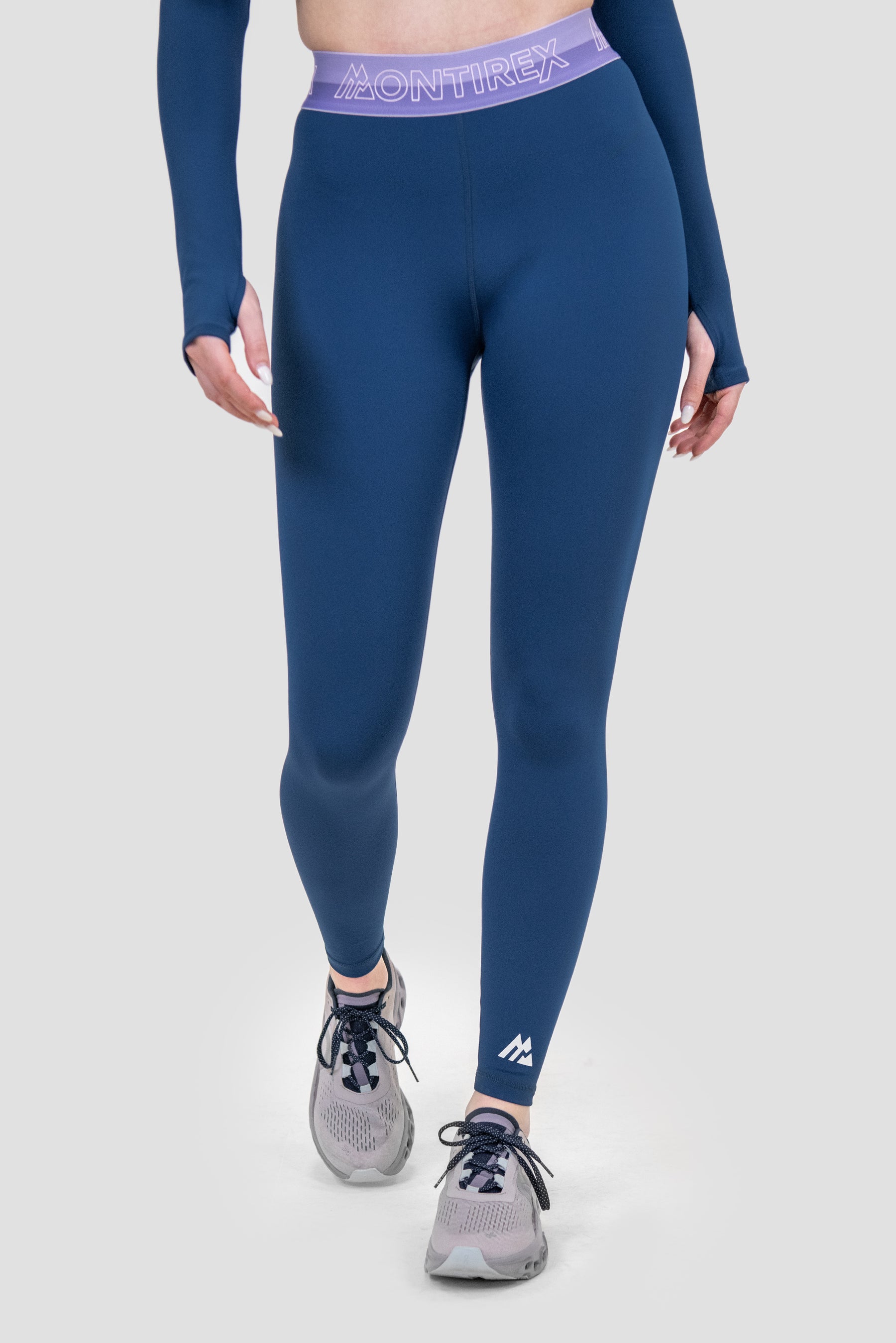 Women's Icon Contrast Legging - Agency/Occitania/Lavandula