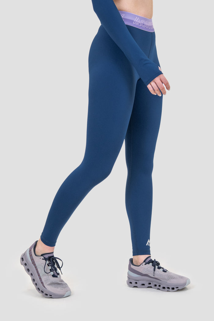 Women's Icon Contrast Legging - Agency/Occitania/Lavandula