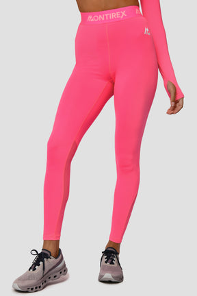 Icon Full Length Legging - Neon Pink