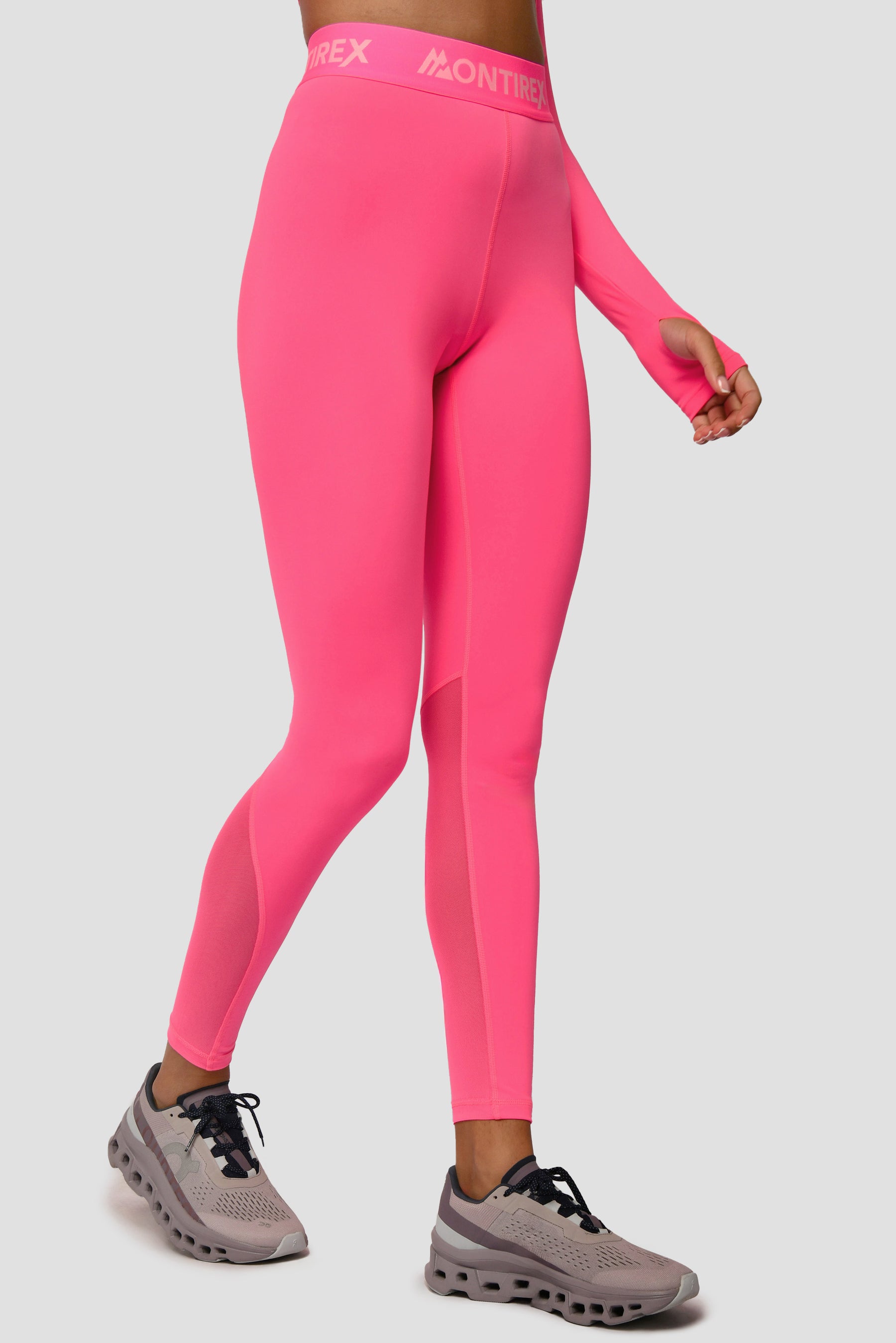 Icon Full Length Legging - Neon Pink