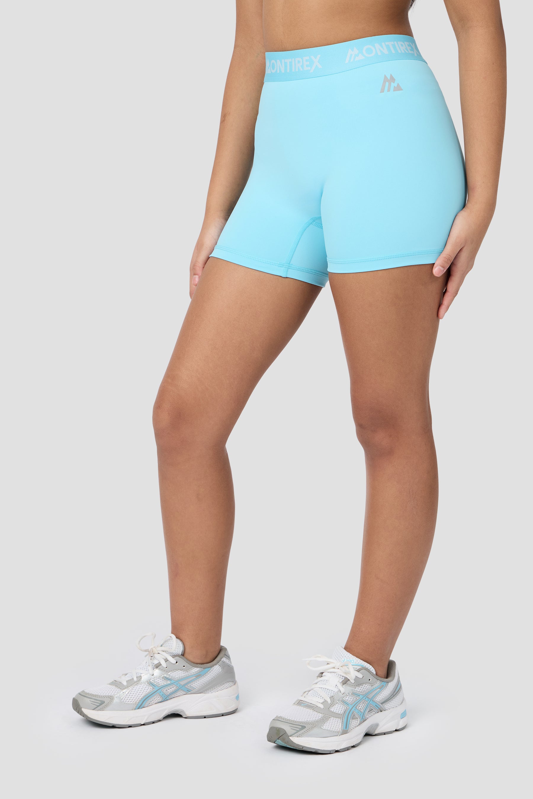 Girls Icon Cycling Short - Seashell Blue