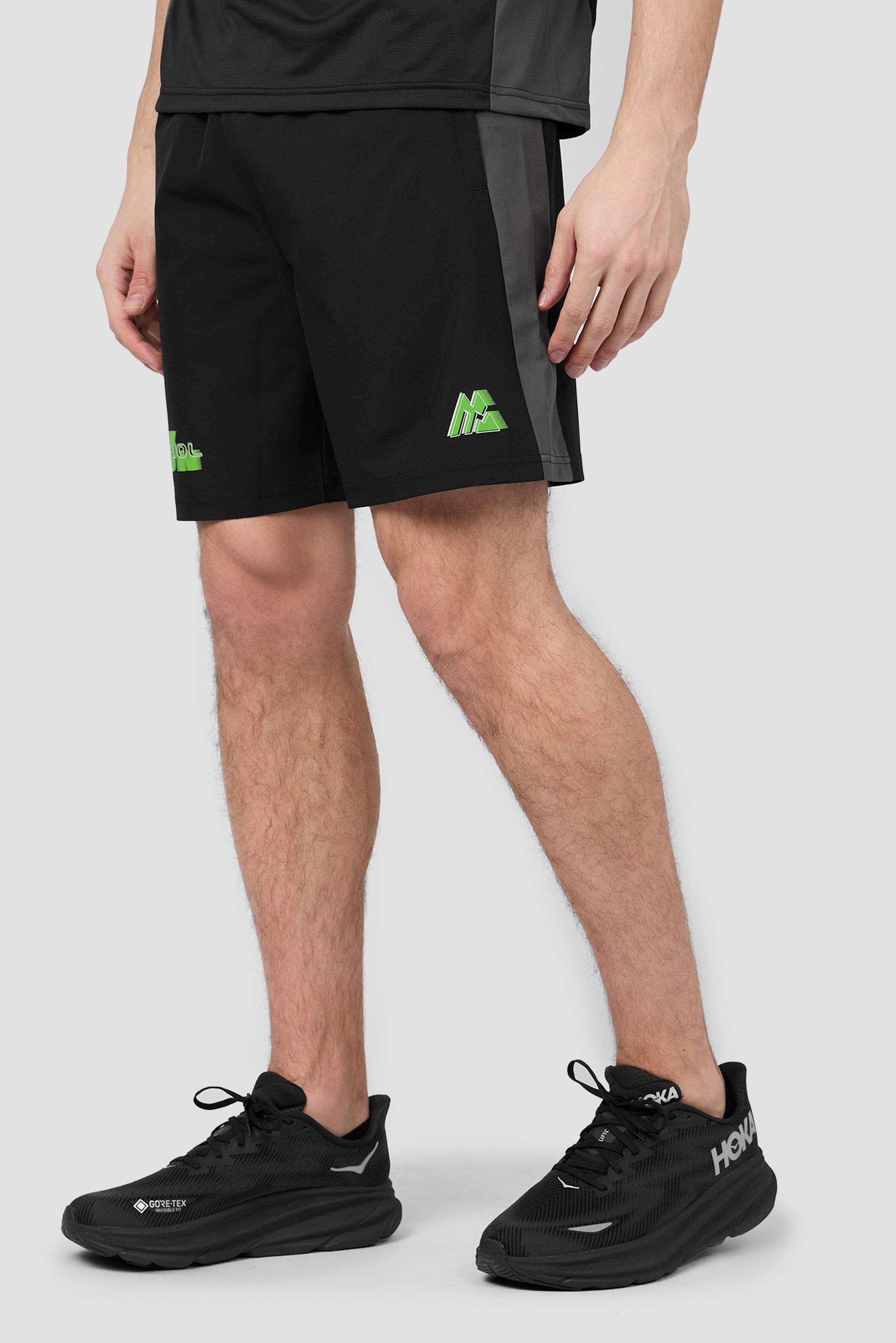 Montirex MTX Run City Liverpool Short - Black Sportswear Gymwear