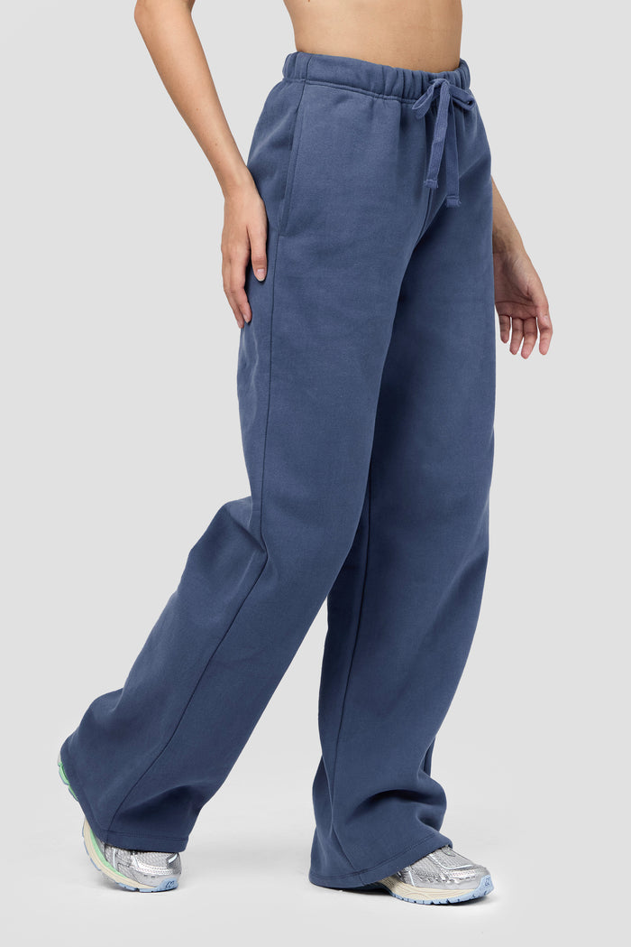 Form Fleece Wide Jogger - Greyed Indigo 