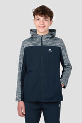 Boys Trail Windbreaker - Navy/Blue/Grey