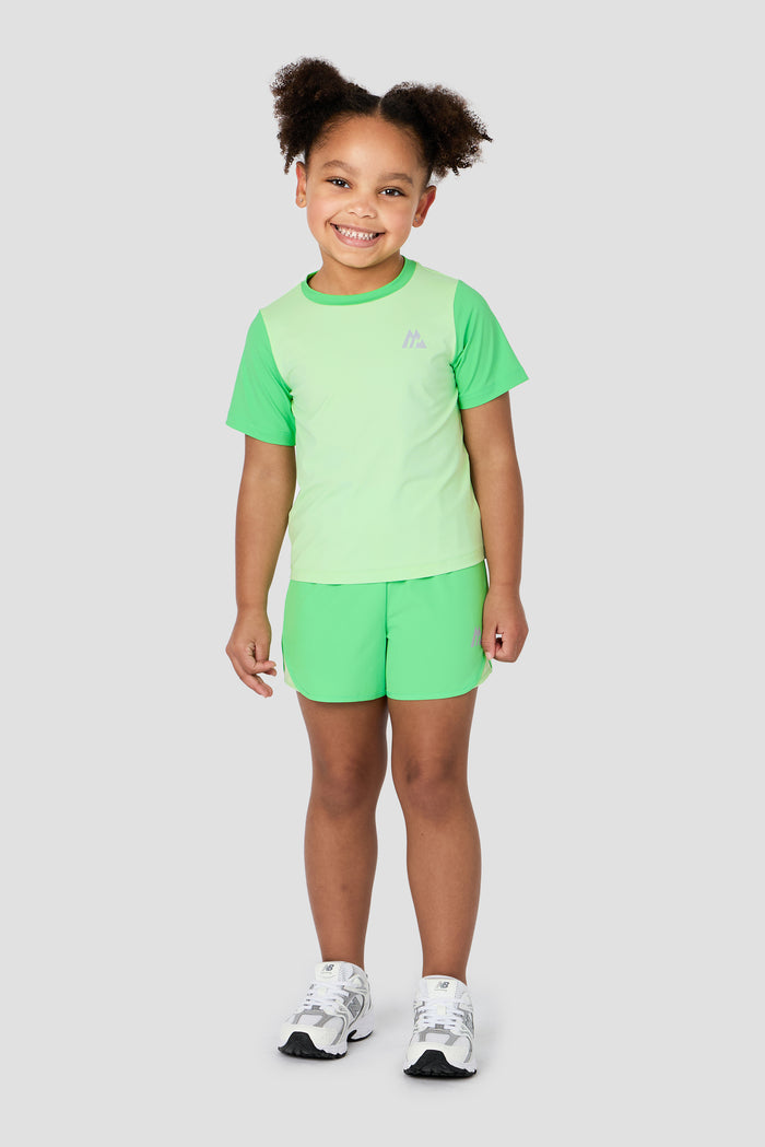 Infant Girls Bounce T-Shirt/Short Set - Iced Matcha/Pistachio