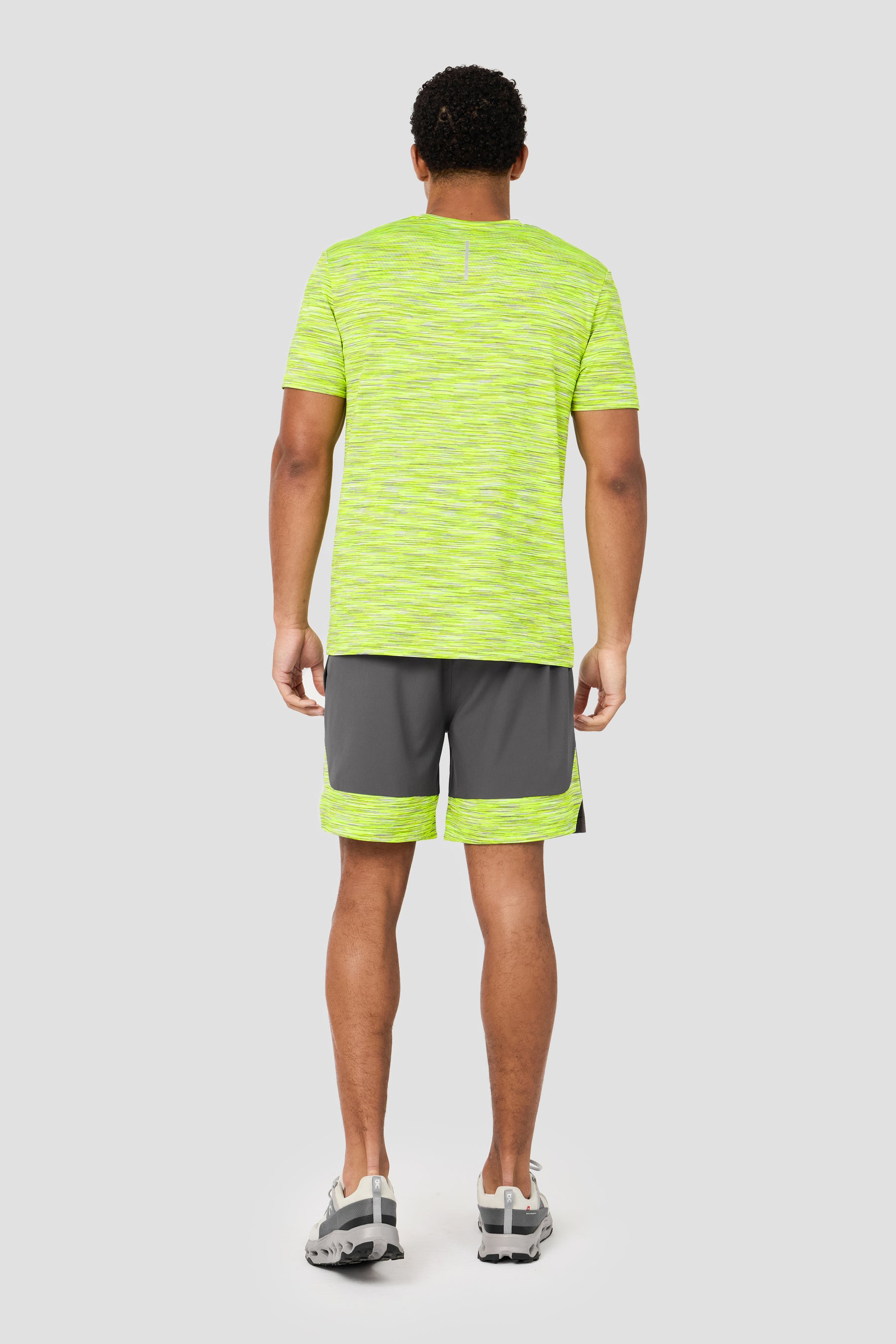 Trail Panel Short - Grey/OG Neon