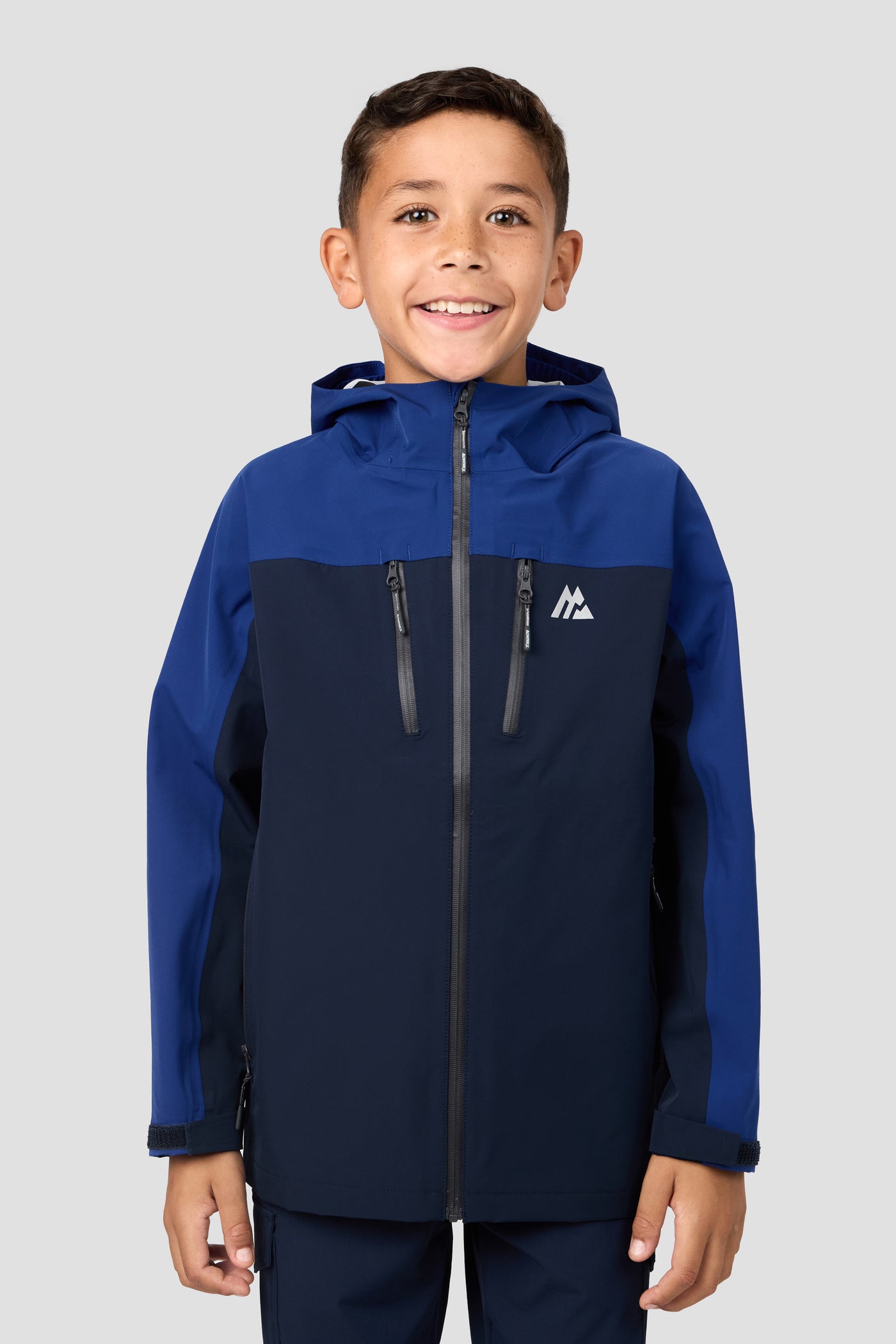 Boys Derecho Waterproof Jacket - Midnight Blue/Marine Blue
