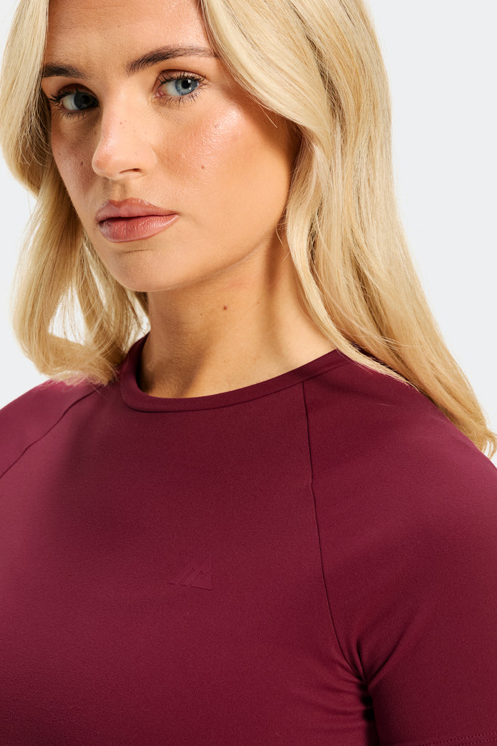 Form T-shirt baby - Merlot