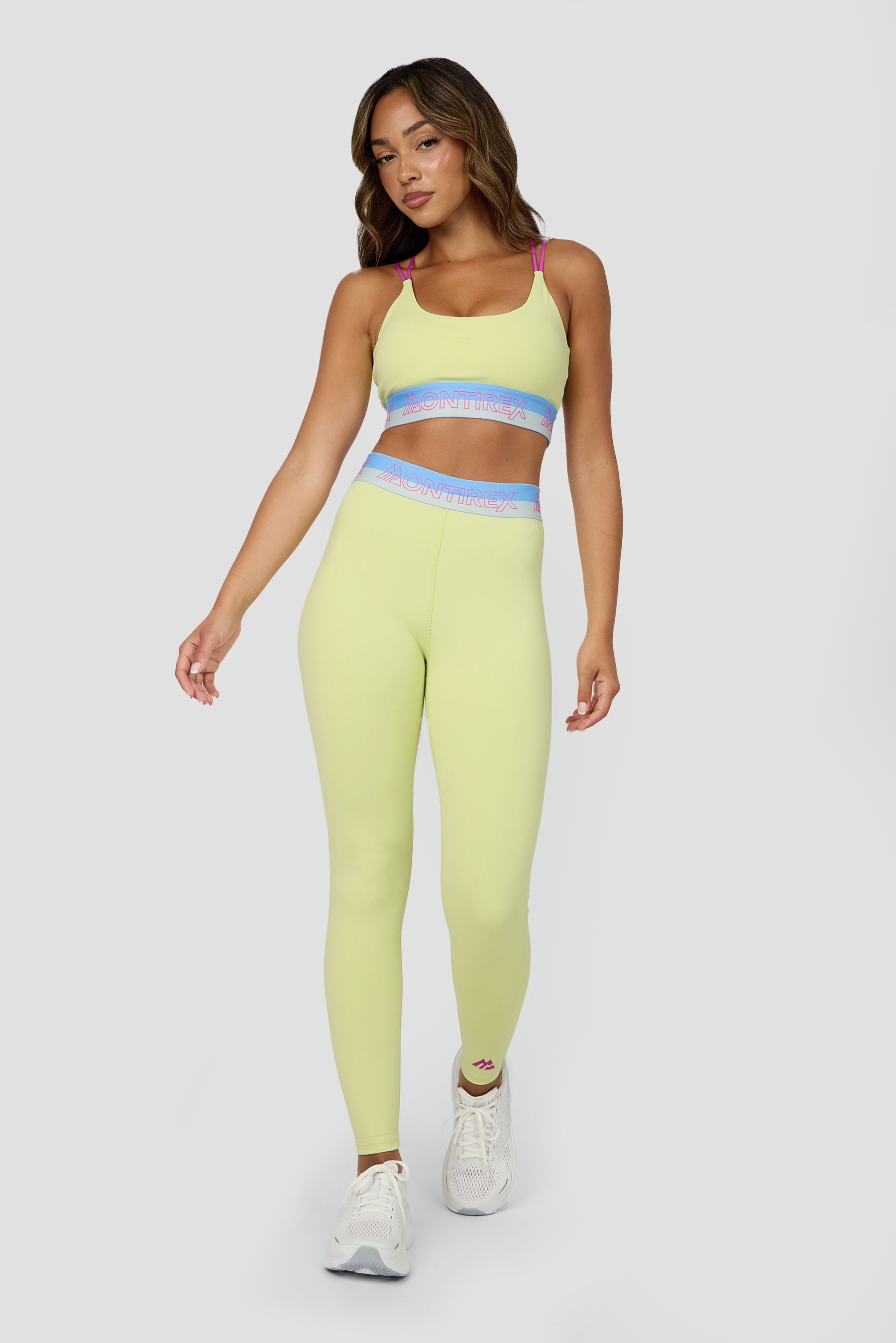 Icon Contrast 2.0 Legging - Citrus/Powder Blue/Breeze