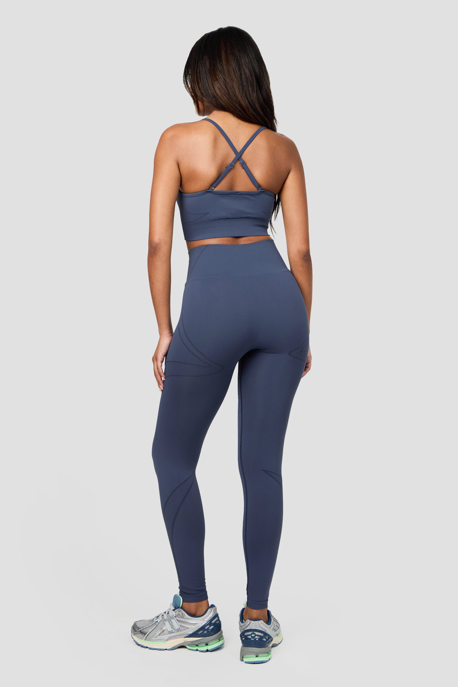Evolve Seamless Legging - Greyed Indigo 