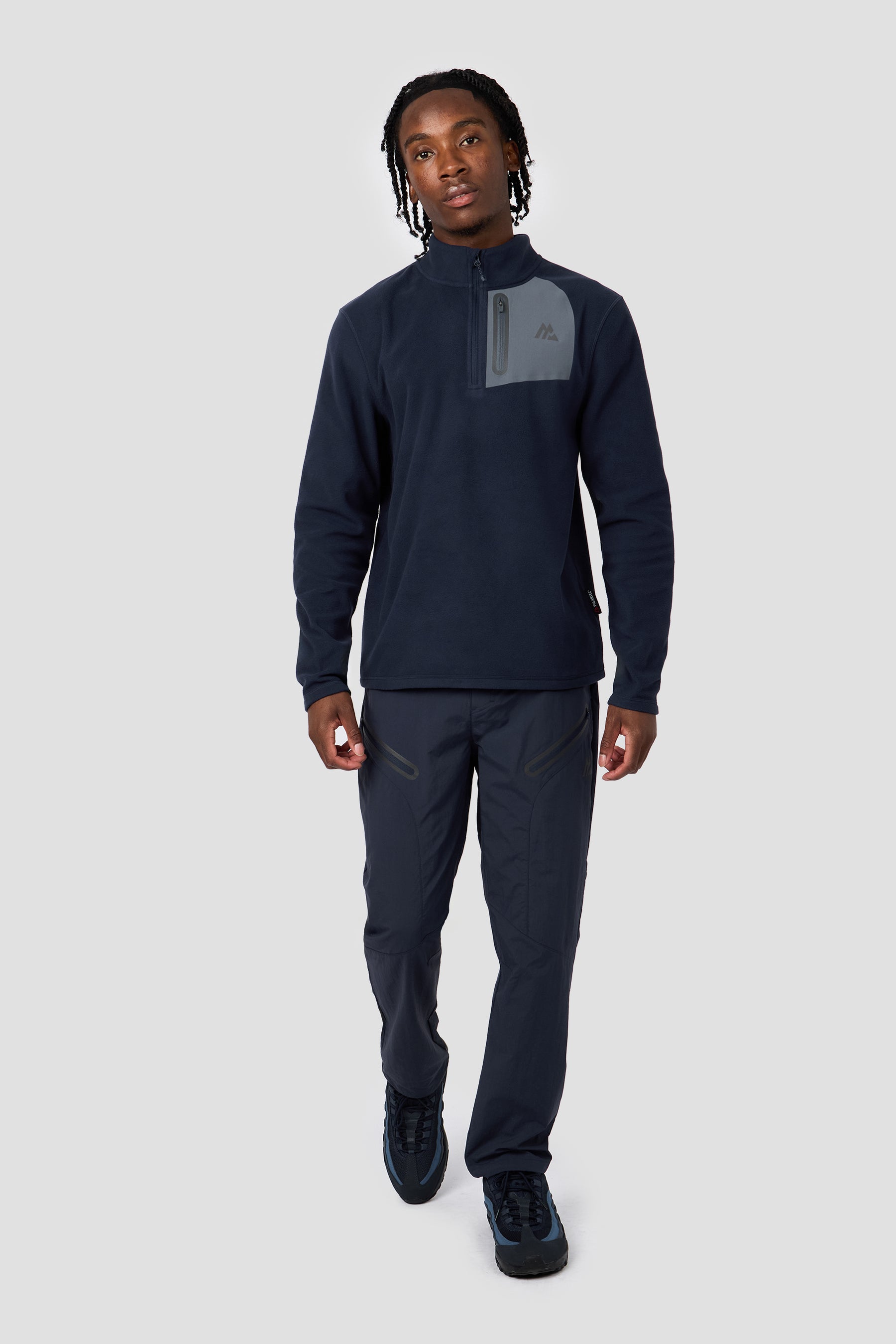 Ascent Polartec® Fleece - Midnight Blue/Slate Grey