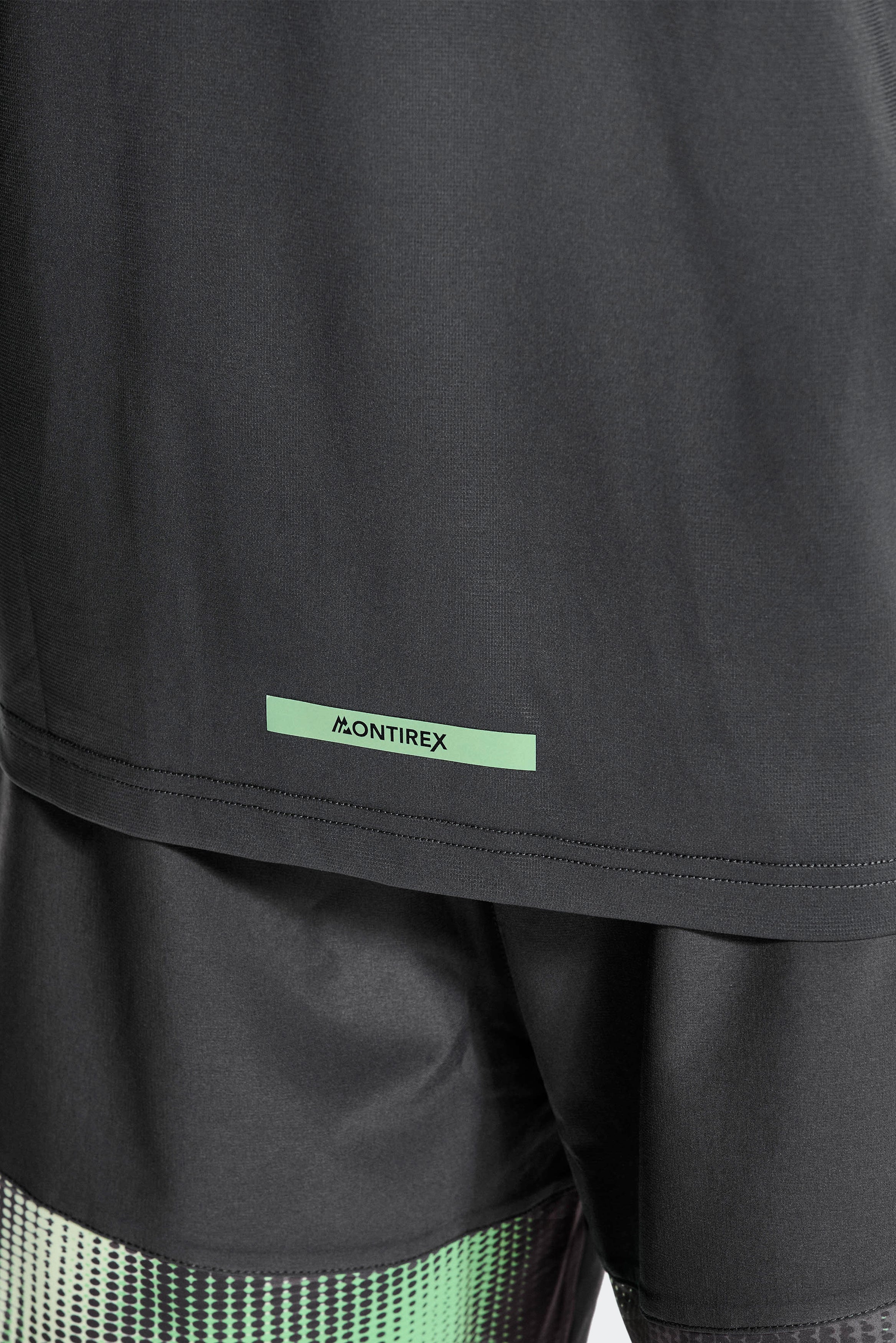 MTX Run Disperse T-Shirt Asphalt | Montirex Sportswear Gymwear