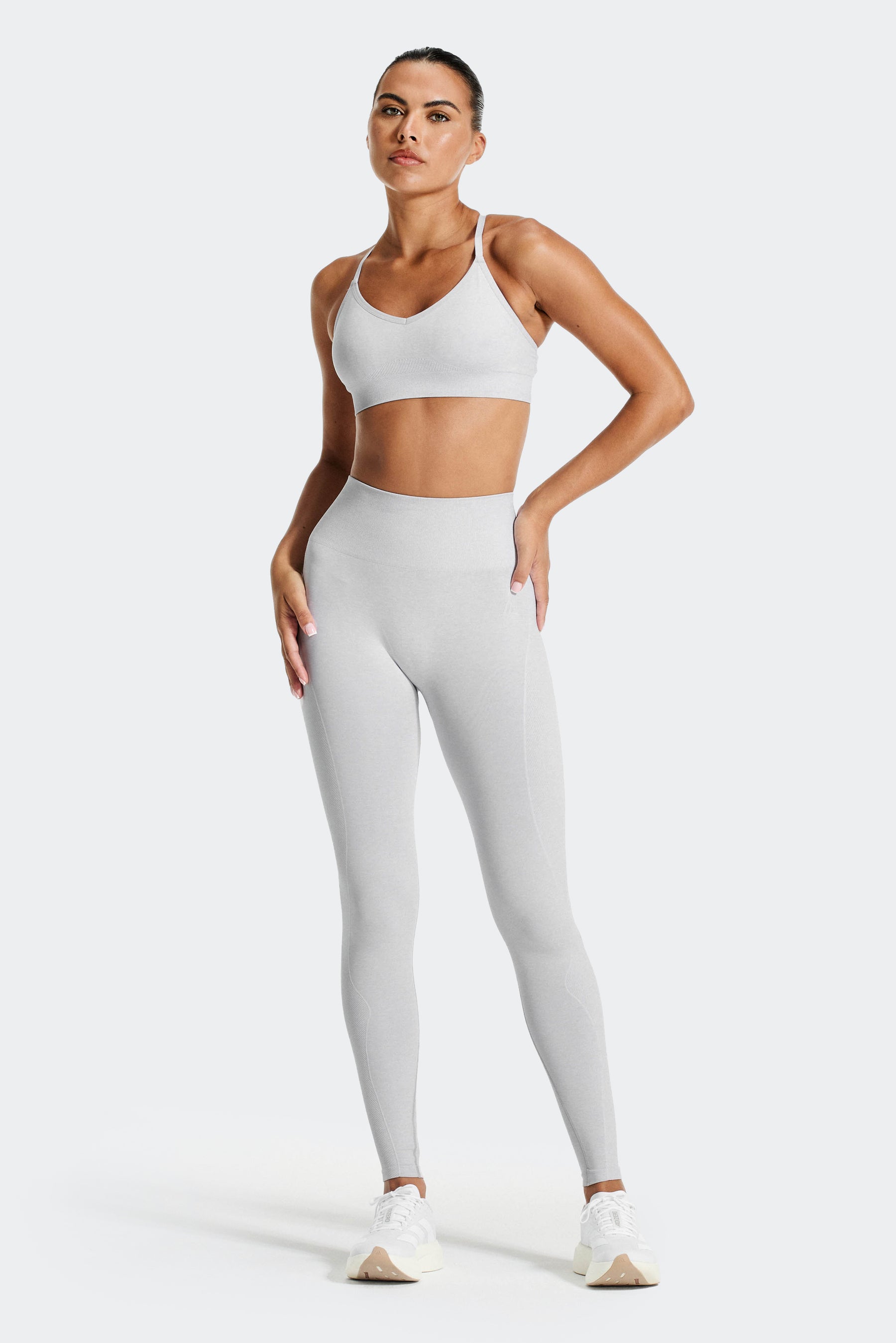 Muse Seamless Legging - Grey Marl