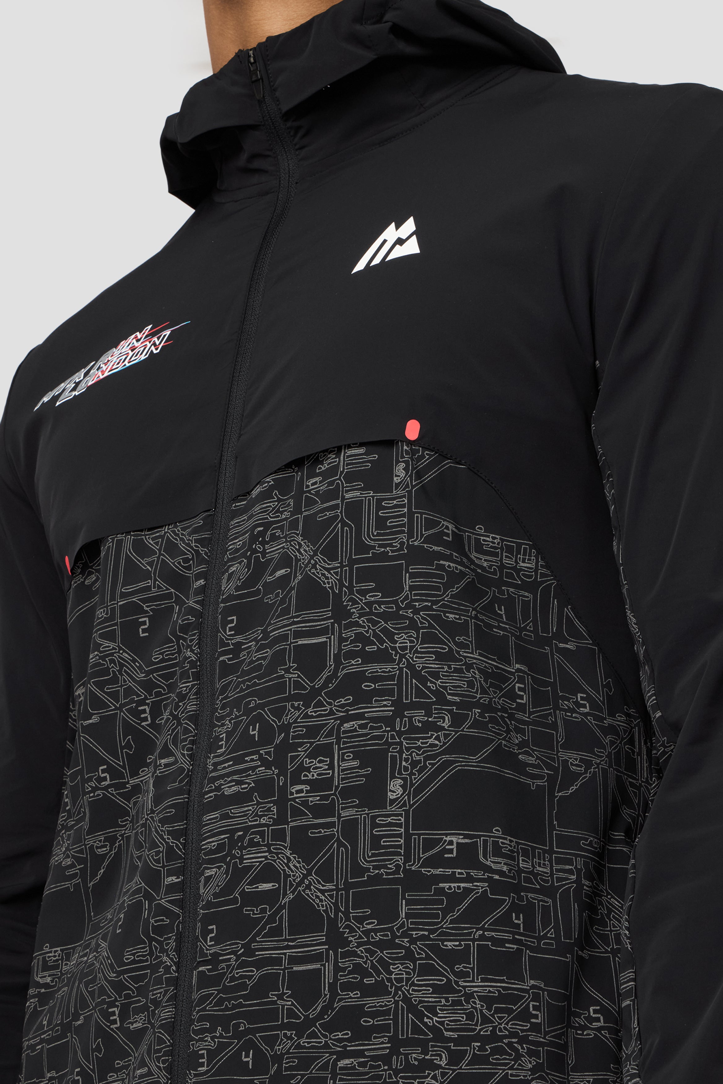 MTX Run City London Jacket Black | Montirex Sportswear Gymwear