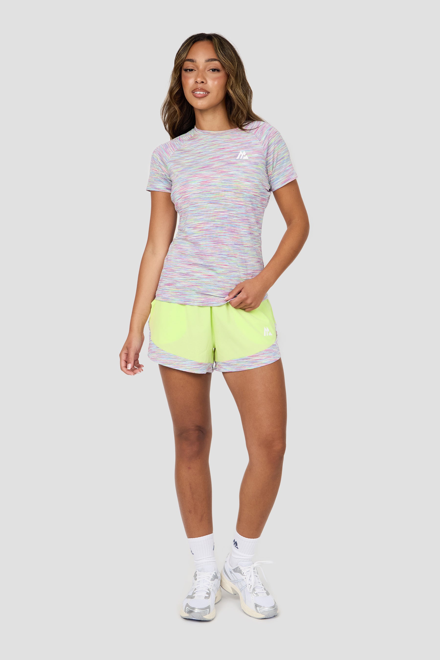 Women's Trail T-Shirt - Yellow/Pink/Blue