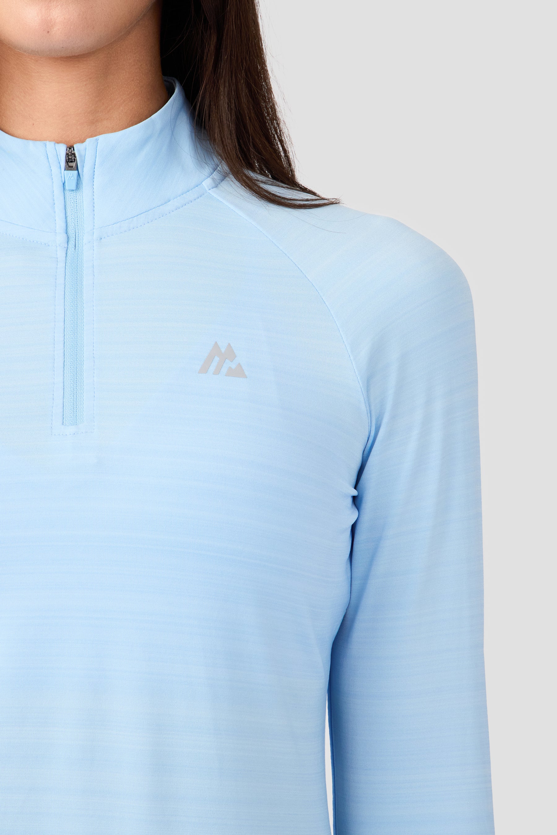 Breathe 1/4 Zip - Blissful Blue