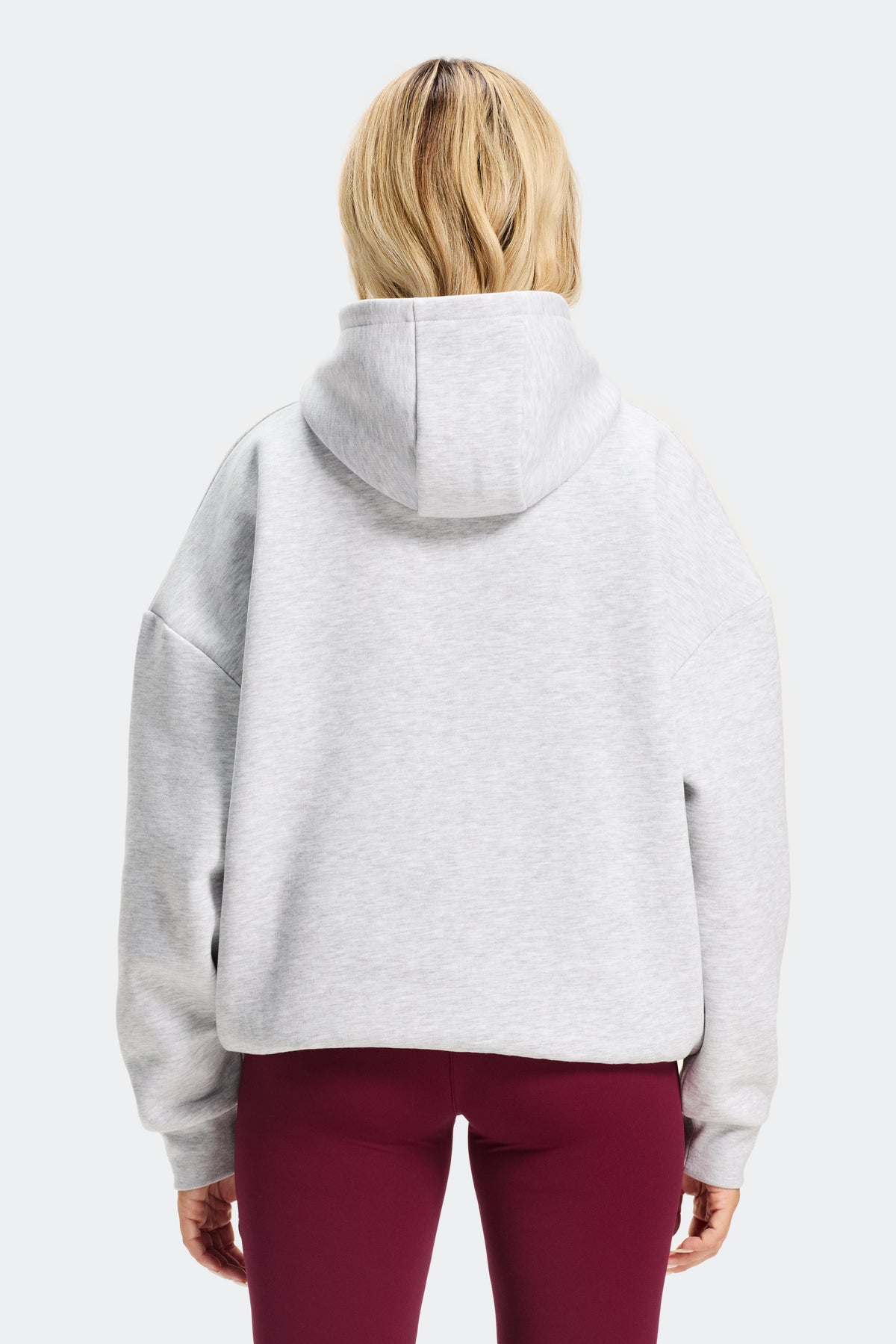 Wordmark Hood - Grey Marl