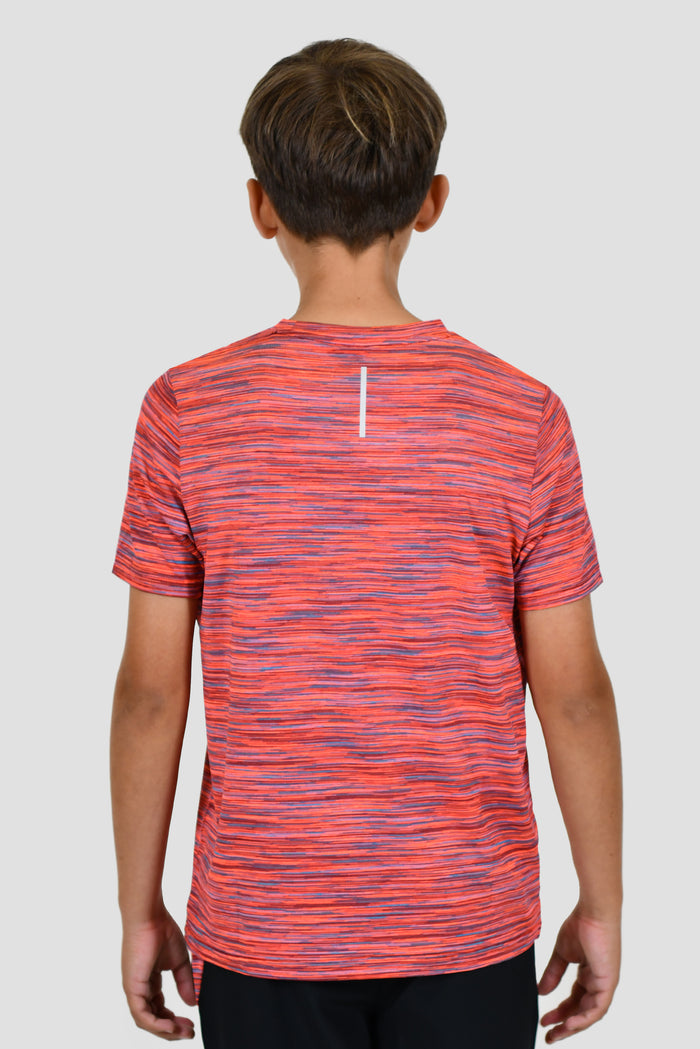 Junior Trail T-Shirt - Red/Blue