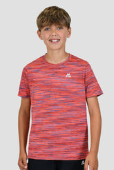 Junior Trail T-Shirt - Red/Blue