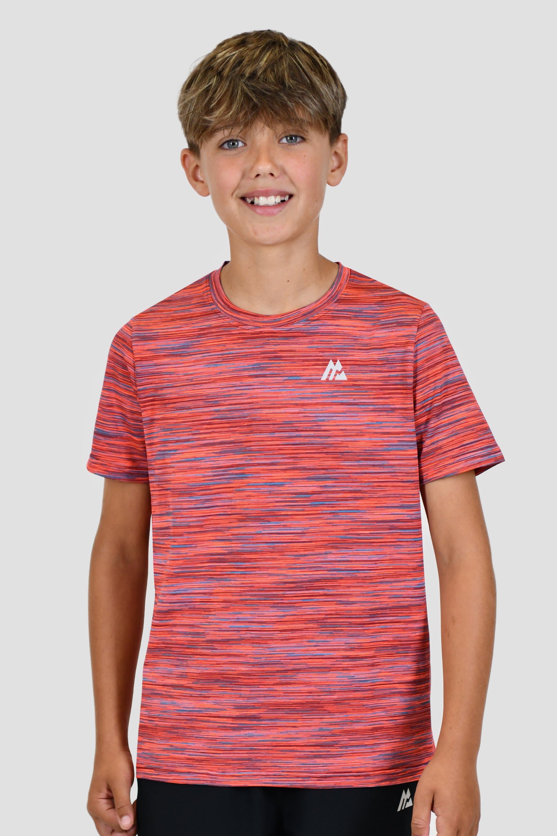 Junior Trail T-Shirt - Red/Blue