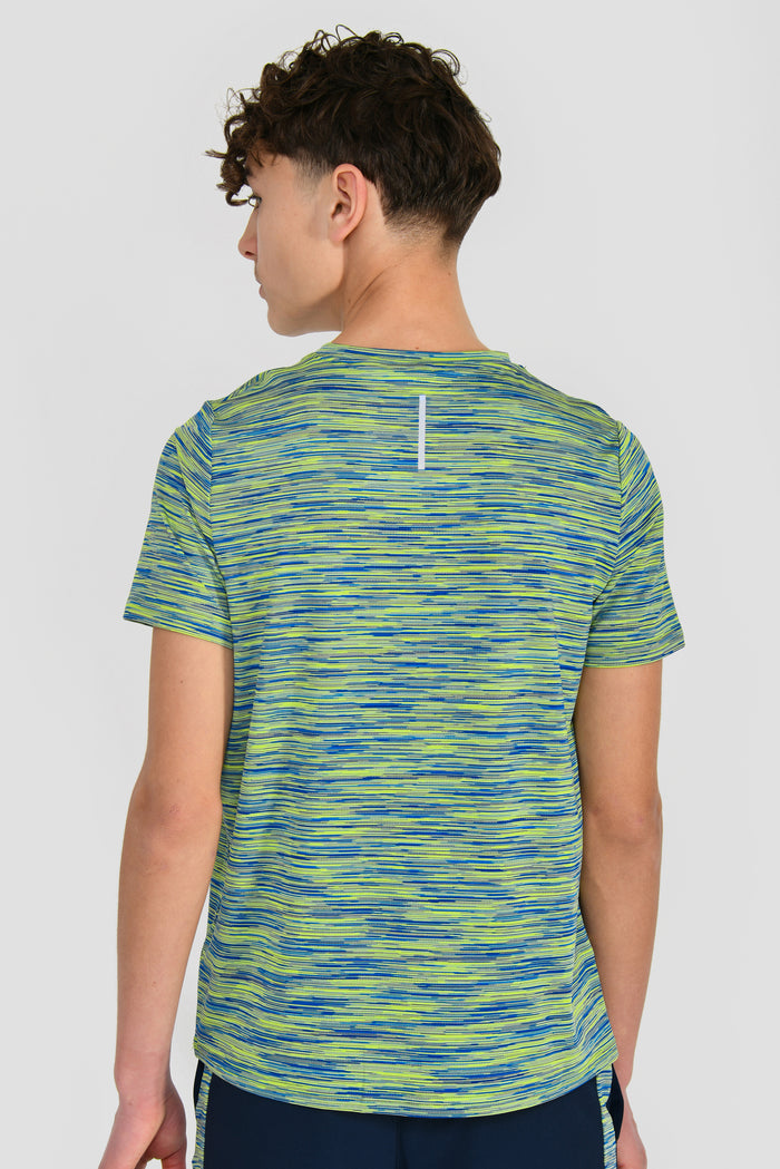 Junior Trail 2.0 T-Shirt - Neon Blue/Lime