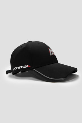 Junior Pace Cap - Black/Asphalt/White/Cardinal Red